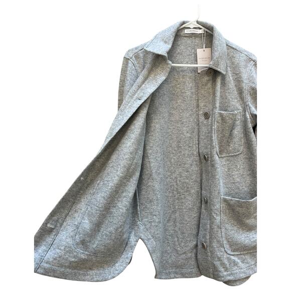 NEW Peter Millar Womenswear Gray Cashmere Lightweight Shacket Size Small - Picture 4 of 8